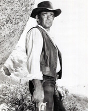 Stuart Whitman 1967 as Marshal Jim Crown Cimarron Strip western 8x10 inch photo