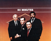 60 Minutes Mike Wallace Harry Reasoner Morley Safer Ed Bradley 8x10 inch photo