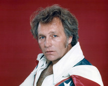 Evel Knievel 1977 portrait Evel Knievel's Death Defiers TV Special 8x10 photo