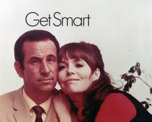 Get Smart TV series Don Adams Barbara Feldon under show logo 8x10 inch photo