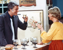 New Dick Van Dyke Show Hope Lange & Dick Van Dyke toast cheers 8x10 inch photo