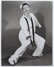 Mary Martin vintage 8x10 inch photo in her sailor suit from South Pacific