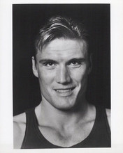 Dolph Lundgren vintage 8x10 inch photo smiling 1980's era publicity pose