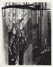 Harold Lloyd vintage 8x10 inch photo outside skyscraper window Safety Last 1923