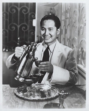 Keye Luke pours a cocktail Number One Son Charlie Chan vintage 8x10 photo