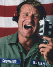 Robin Williams vintage 8x10 inch photo classic Good Morning Vietnam pose