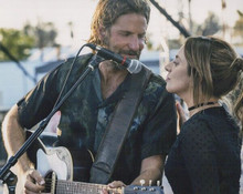 A Star is Born vintage 8x10 inch photo Bradley Cooper & Lady Gaga perform duet