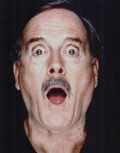 John Cleese 1990's era open mouthed and startled vintage 8x10 inch photo