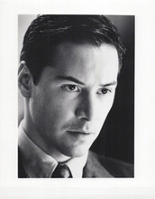 Keanu Reeves handsome portrait in suit and tie vintage 8x10 inch photo