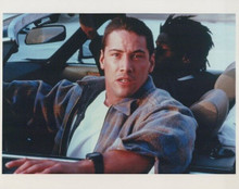 Keanu Reeves at wheel of car classic scene vintage 8x10 inch photo Speed