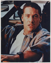 Keanu Reeves in checkered shirt vintage 8x10 inch photo Speed