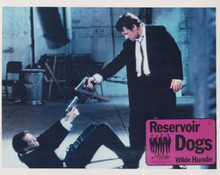 Reservoir Dogs vintage 8x10 inch photo Harvey keitel Tim Roth point guns