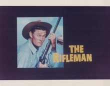 The Rifleman classic western TV Chuck Connors and TV title vintage 8x10 photo