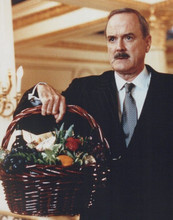 John Cleese classic expression holding fruit basket 1980's vintage 8x10 photo