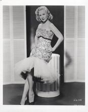 Virginia Mayo blonde bombshell 1940's Hollywood pose vintage 8x10 inch photo