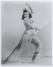 Ann Miller full body pose in exotic dance outfit vintage 8x10 inch photo