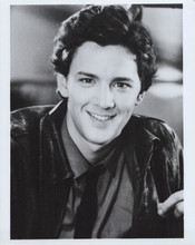 Andrew McCarthy 1980's Brat Pack star in leather jacket vintage 8x10 inch photo