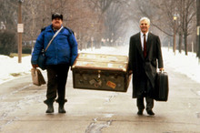 John Candy Steve Martin carry Del's trunk Planes Trains Automobiles 8x10 photo