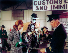 The Munsters Herman Lily Eddie in disguise at customs counter 8x10 photo