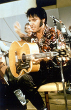 Elvis Presley That's The Way It Is Elvis in full swing playing guitar 8x12 photo