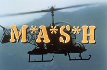 M.A.S.H. iconic opening credits with helicopter in flight 8X12 inch poster