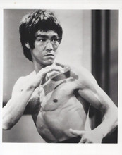 Bruce Lee classic Enter The Dragon action pose vintage 8x10 inch photo