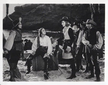 Captain Blood vintage 8x10 inch photo Errol Flynn and pirates on beach