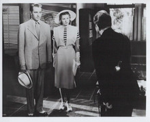 Casablanca vintage 8x10 inch photo Henreid & Bergman greet Rains in office