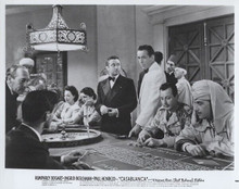 Casablanca vintage 8x10 inch photo Bogart & Lorre in Rick's casino