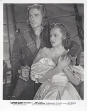 Captain Blood Errol Flynn & Olivia De Havilland vintage 8x10 inch photo