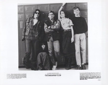 The Breakfast Club vintage 8x10 inch photo cast pose against lockers