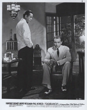 Casablanca vintage 8x10 inch photo Humphrey Bogart & Paul Henreid in scene