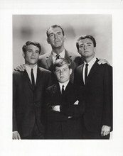 My Three Sons vintage 8x10 inch photo Fred MacMurray and his boys classic TV