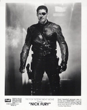 Nick Fury 1998 TV series vintage 8x10 inch photo David Hasselhoff with cigar