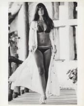 Caroline Munro The Spy Who Loved Me pose in bikini vintage 8x10 inch photo