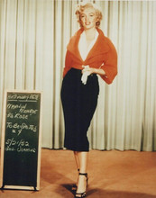 Marilyn Monroe wardrobe test as Rose in Niagara vintage 8x10 inch photo