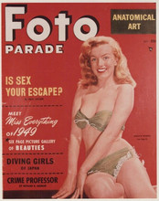 Marilyn Monroe vintage 8x10 inch photo covergirl Foto magazine in bikini