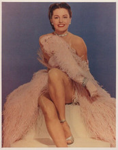 Cyd Charisse vintage 8x10 inch photo classic leggy Hollywood glamour pose