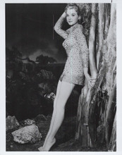 Anne Francis pin-up pose in short dress Forbidden Planet vintage 8x10 inch photo