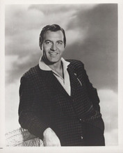 George Montgomery vintage 8x10 inch photo 1940's casual style portrait smiling