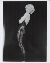 Marilyn Monroe sizzles in skin tight sequined dress vintage 8x10 inch photo