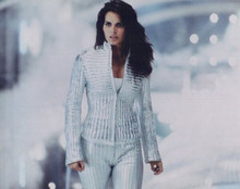 Angie Harmon 2003 vintage 8x10 inch photo Agent Cody Banks in silver outfit