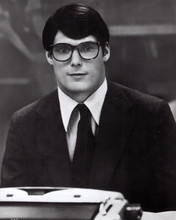 Christopher Reeve in his guise as Clark Kent from Superman 8x10 inch photo