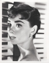 Audrey Hepburn classic 1950's Hollywood glamour portrait 8x10 inch photo