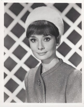 Audrey Hepburn in stylish 1960's fashion shoot for Charade vintage 8x10 photo