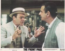 The Front Page 1974 Jack Lemmon explains situation to Walter Matthau 8x10 photo