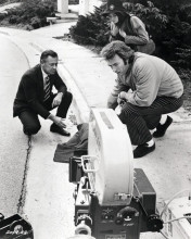 Breezy 1973 director Clint Eastwood camera set-up with William Holden 8x10 photo