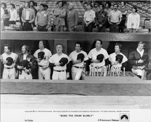 Bang The Drum Slowly original 8x10 photo cast singing national anthem