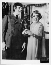 The Anniversary original Hammer 8x10 photo Bette Davis laughs at statue