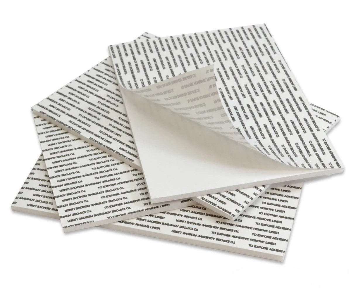 A4 5mm White Self Adhesive Foamboard (20 Sheets) foamboard.co.uk